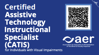 Teacher of Students with Visual Impairments (TSVI) 2x3.5 Business Card Teacher of Students with Visual Impairments (TSVI) 2x3.5 Business Card