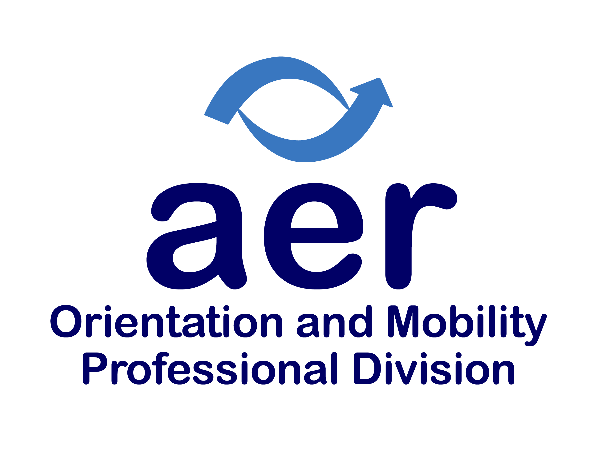 AER Orientation and Mobility Professional Division Logo
